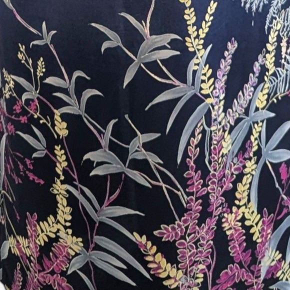 90s Rampage Slip Dress ~ Grungefairy Floral Cottage Slit Juniors Size 7 - Picture 4 of 11